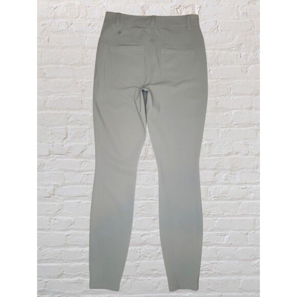 Lululemon City Sleek Slim Fit Pants Size 30 High Rise Gray Stretch Career Casual - Picture 4 of 8